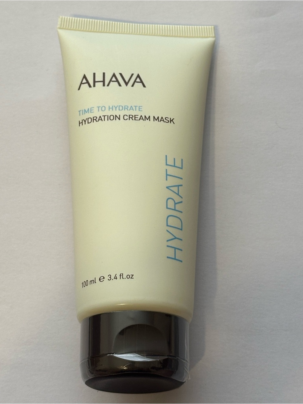AHAVA Hydration Cream Mask - White Tube with Blue Text